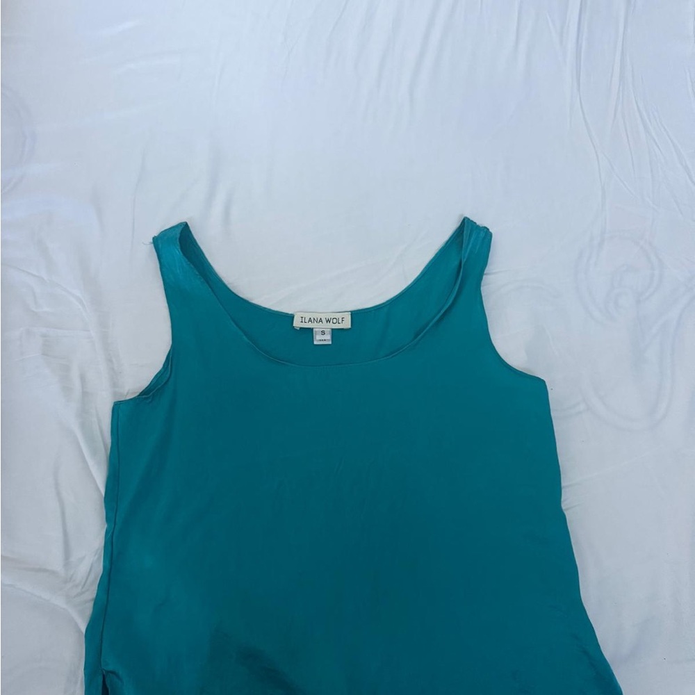Teal Sleeveless Top